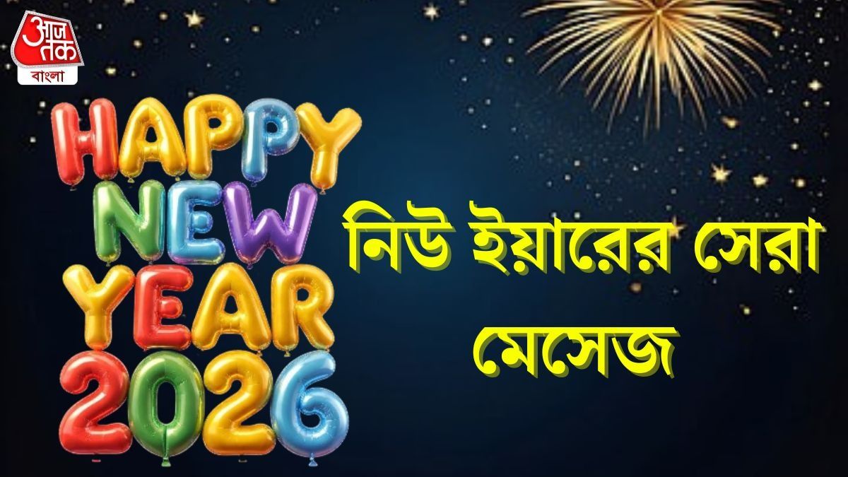 ২০২৬ দোরগোড়ায়! নতুন বছরের শুভেচ্ছা জানানোর সেরা ৫০ মেসেজ  