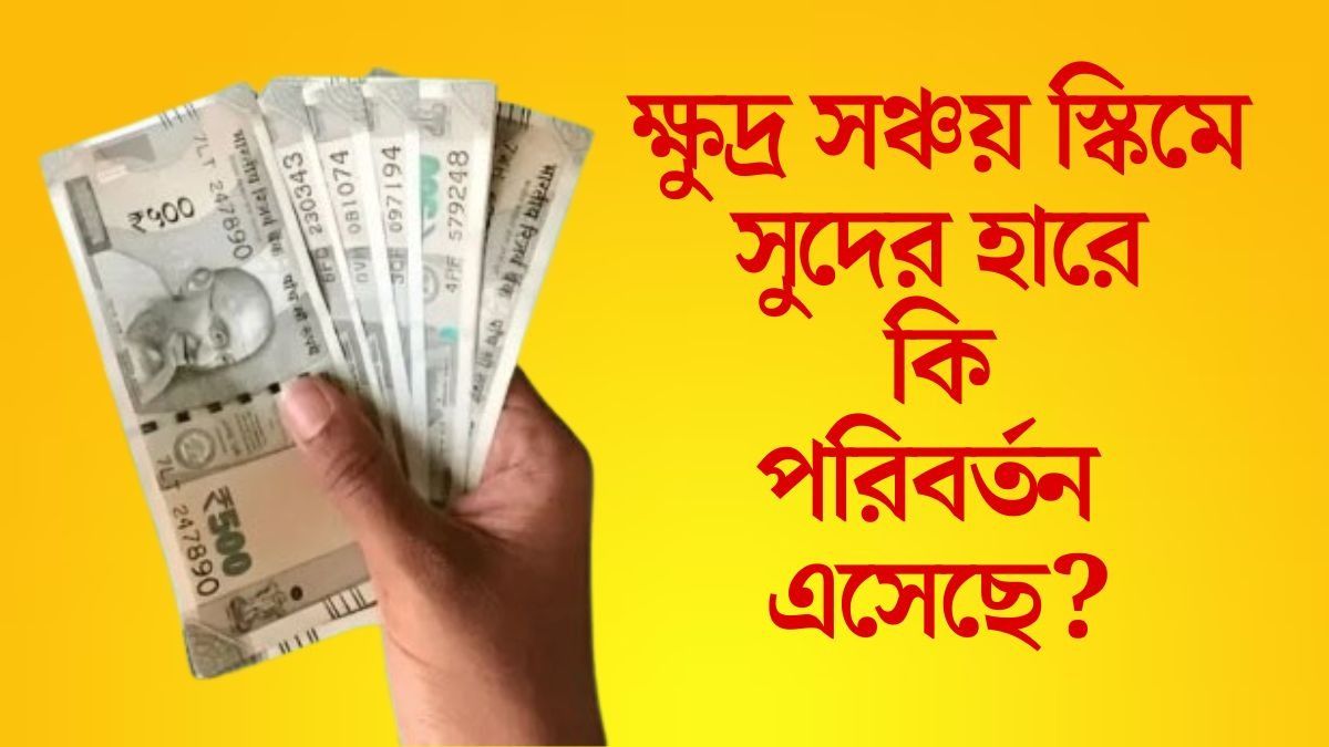 আগামী ৩ মাস  PPF থেকে NSC, সরকারি স্কিমে কত পাবেন সুদ? থাকল বিস্তারিত