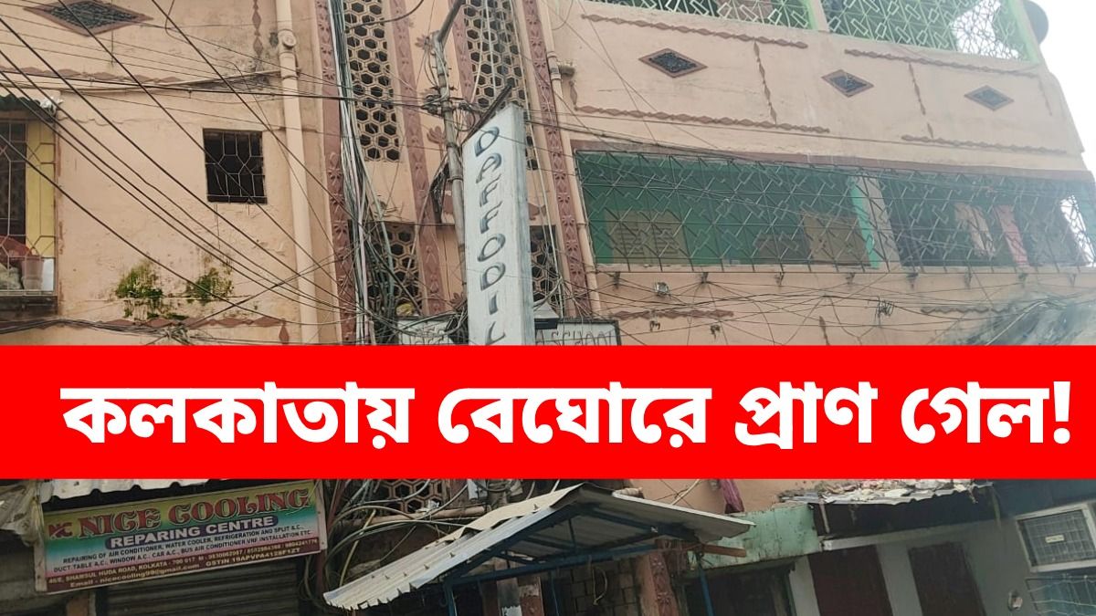 পার্ক সার্কাসে বাড়ির চাঙড় খসে মৃত্যু প্রৌঢ়ার, গুরুতর জখম শিশু-সহ ২