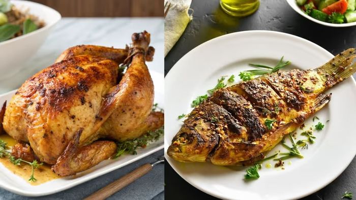 চিকেন ও মাছের প্রোটিন