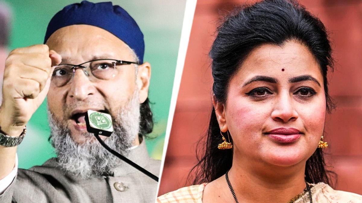 বিজেপি নেত্রী নবনীত রাণার মন্তব্যে কটাক্ষ মিম প্রধান আসাদউদ্দিন ওয়েইসির। 