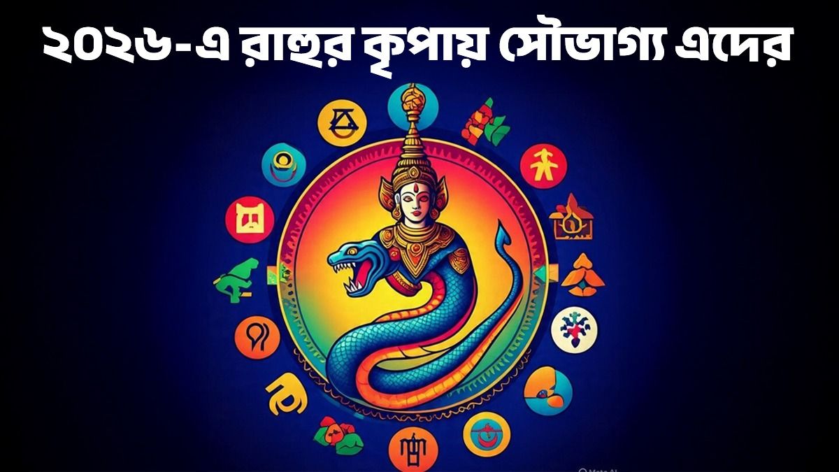 ২০২৬ সালে রাহুর ডাবল কৃপা! ৩ রাশির ঘুমন্ত ভাগ্য জেগে উঠবে 