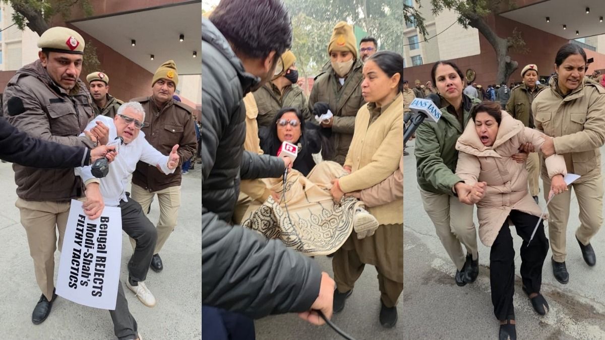 তৃণমূল সাংসদদের আটক করল দিল্লি পুলিশ