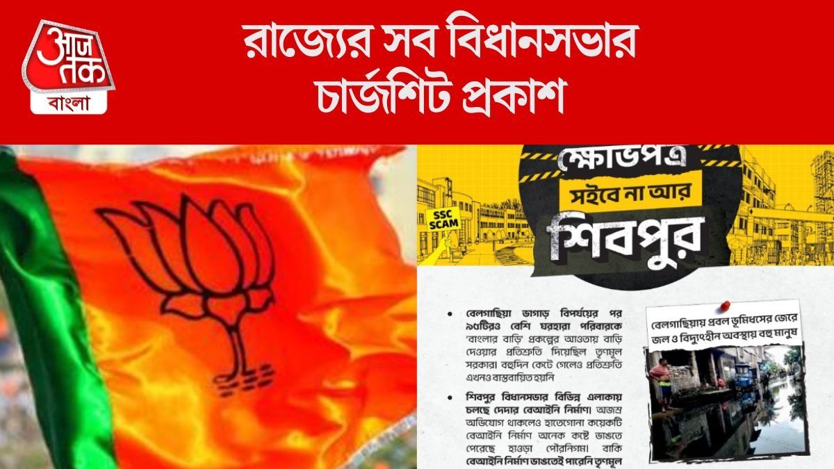  TMC-র 'উন্নয়নের পাঁচালি'র পাল্টা এবার BJP-র 'চার্জশিট', কী রকম?