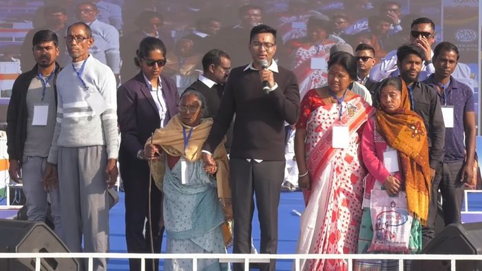 কোচবিহারে অভিষেক বন্দ্যোপাধ্যায়।-ফাইল ছবি