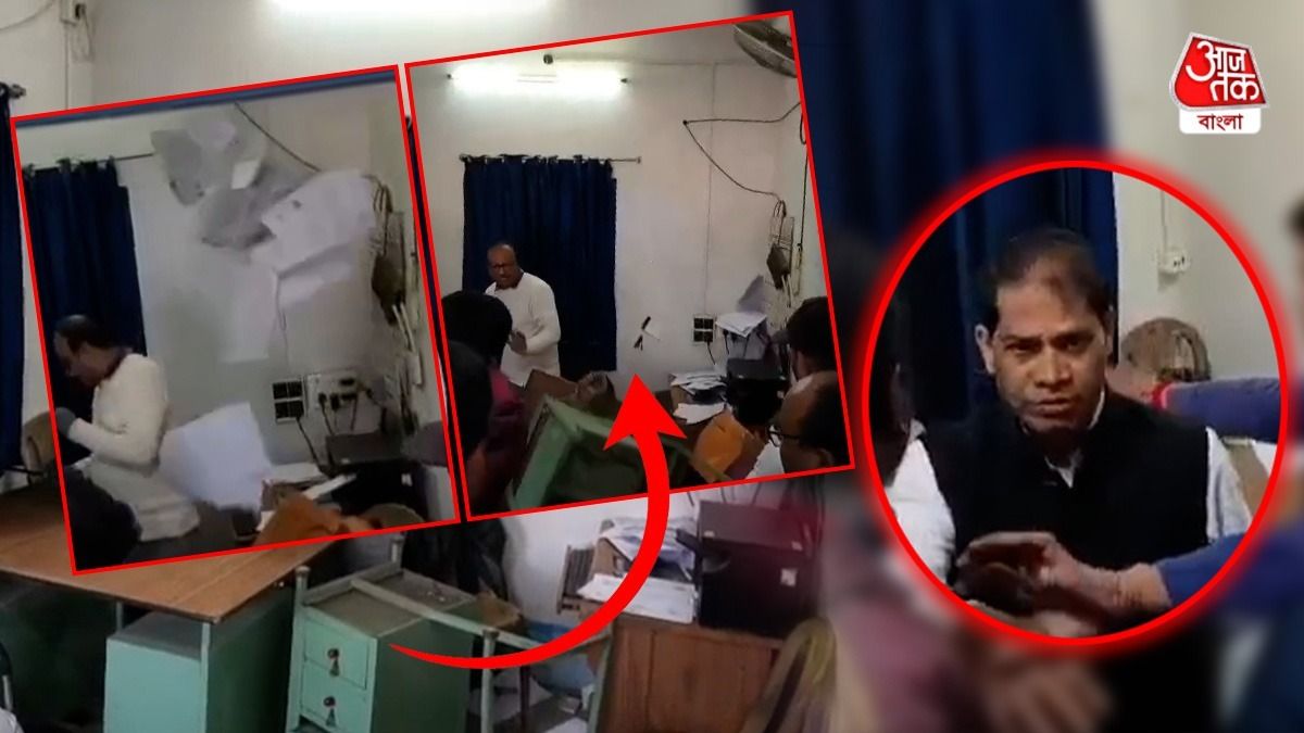 ফারাক্কায় তৃণমূল বিধায়কের উপস্থিতিতে বিডিও অফিসে ভাঙচুর।-ফাইল ছবি