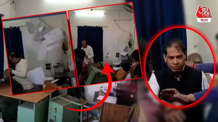 ফারাক্কায় তৃণমূল বিধায়কের উপস্থিতিতে বিডিও অফিসে ভাঙচুর।-ফাইল ছবি