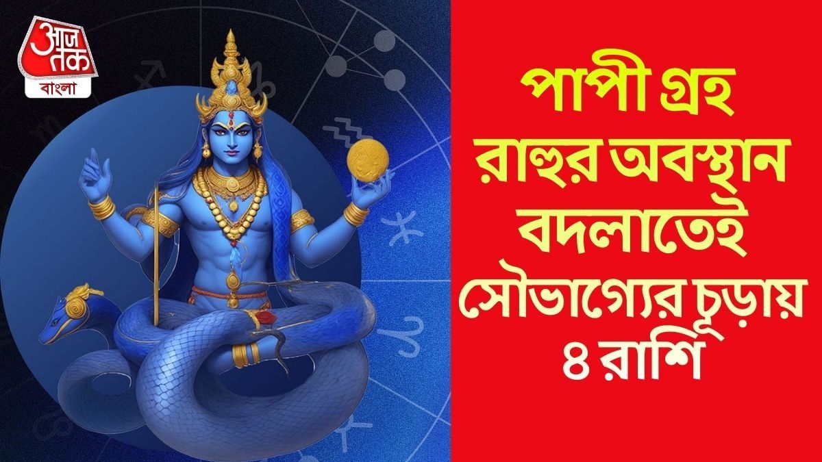 রাহুর নক্ষত্র গোচরে লাভবান ৪ রাশি