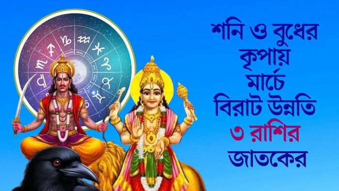 শনি ও বুধের কৃপায় মার্চে বিরাট উন্নতি ৩ রাশির জাতকের