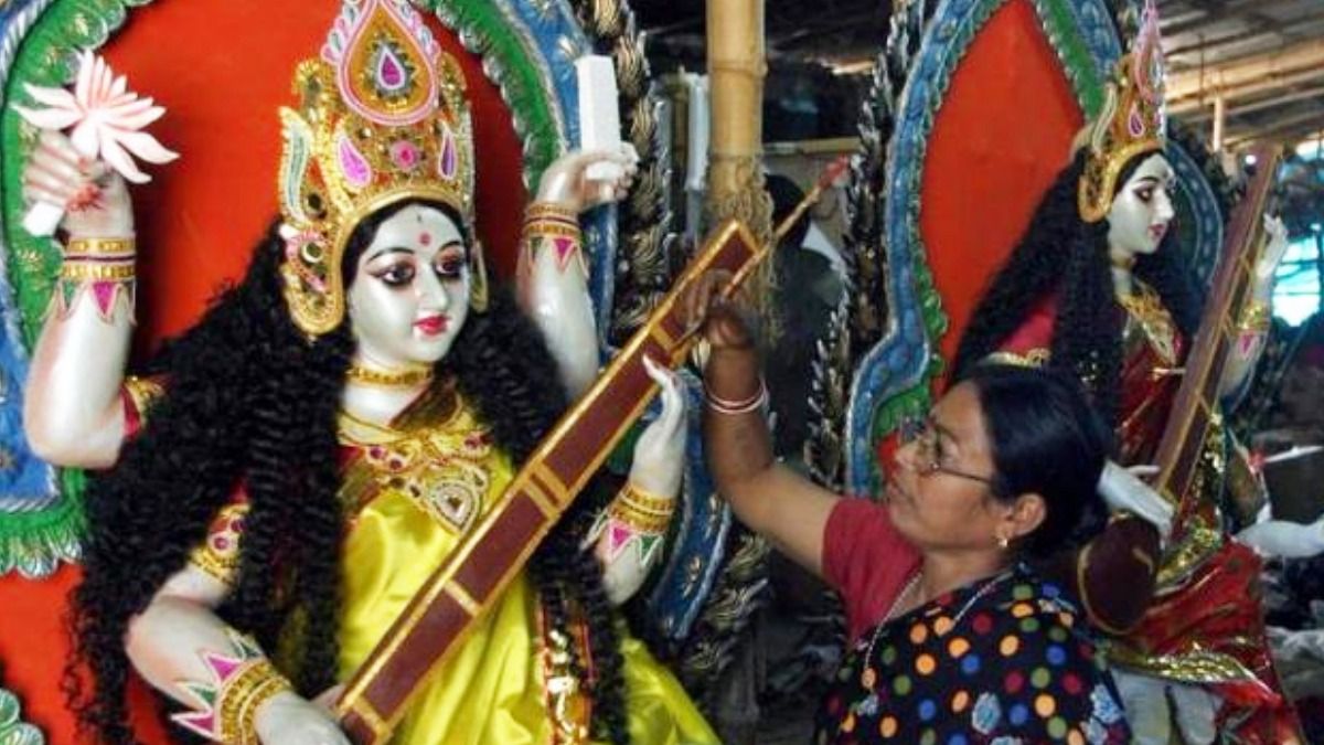 সরস্বতী পুজো আসলে কোন দিন পড়েছে?