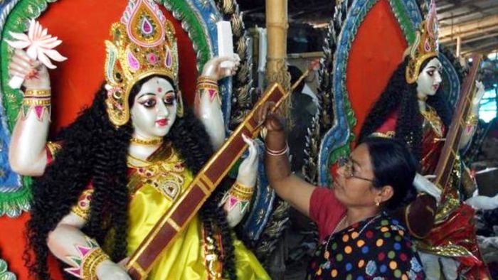 সরস্বতী পুজো আসলে কোন দিন পড়েছে?