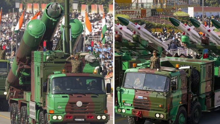 প্রজাতন্ত্র দিবসে কর্তব্যপথে গর্জন ভারতীয় সেনার