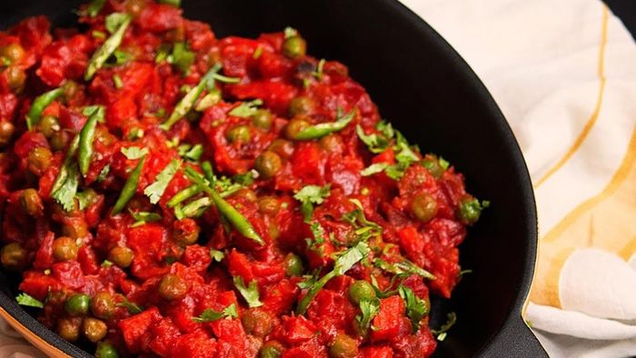 বিট গাজরের তরকারি