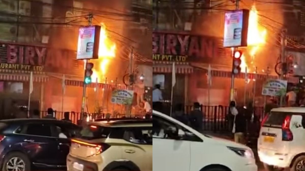 এবার লেকটাউনের বিরিয়ানি দোকানে আগুন, দাউদাউ করে জ্বলল রেস্তরাঁ, আতঙ্কে হুড়োহুড়ি