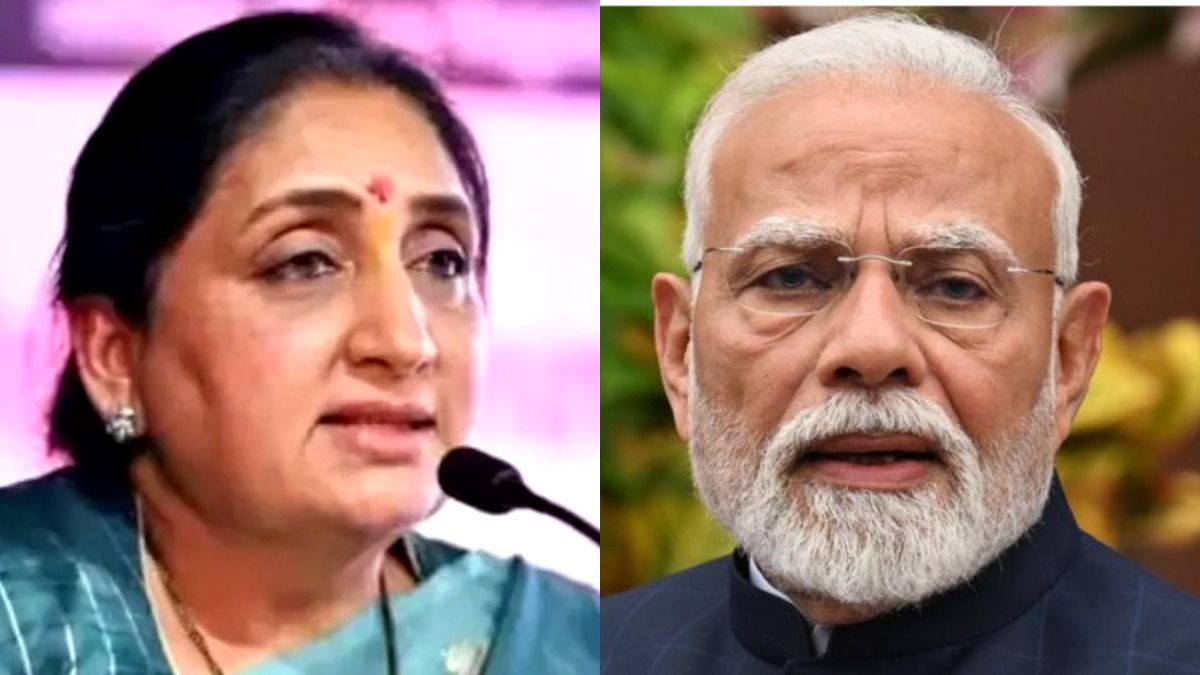 সুনেত্রা পাওয়ারকে শুভেচ্ছা মোদীর।-ফাইল ছবি