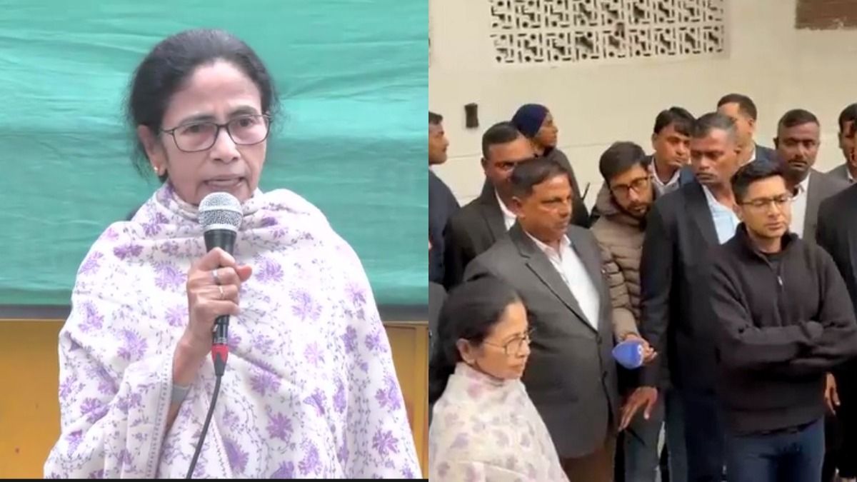 বঙ্গভবন ঘিরল পুলিশ, 'ঘরের কাপড়েই' ছুটলেন মমতা, শাহকে অলআউড নিশানা