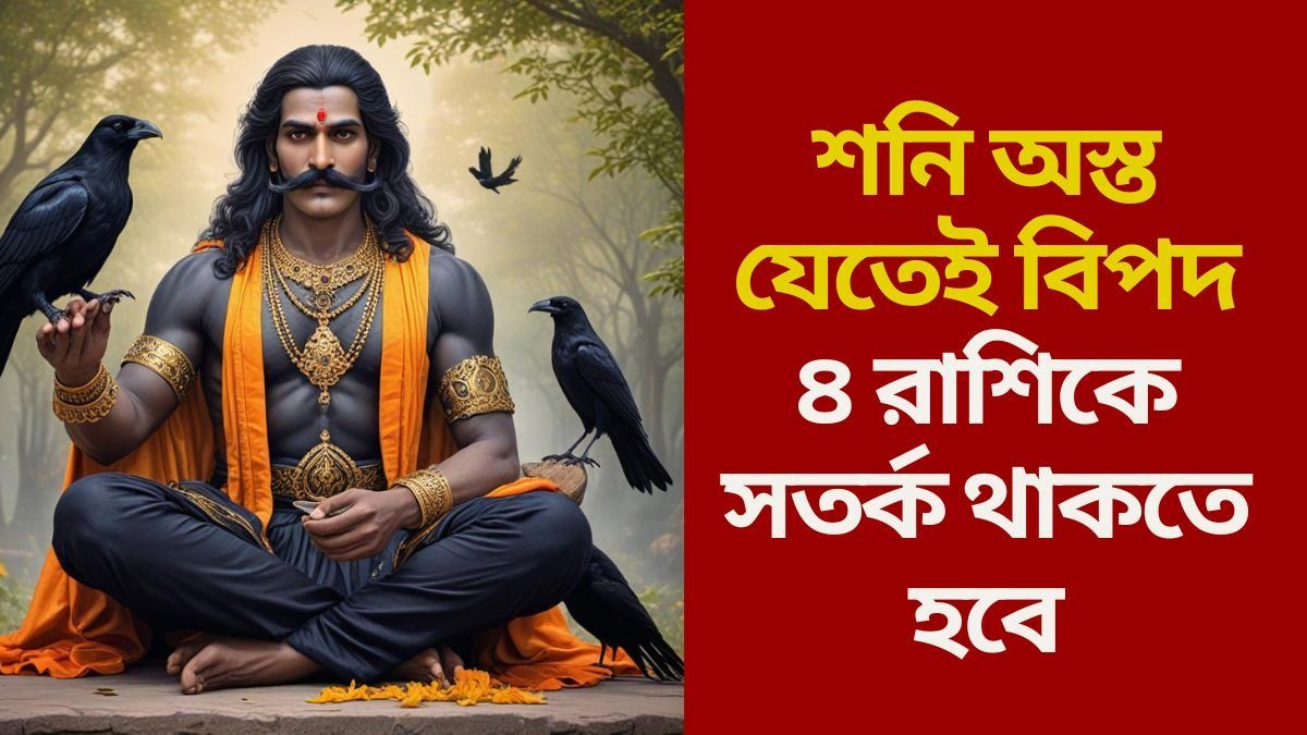 দুঃসময় নিয়ে আসছে অস্তমিত শনি, হোলির পর ৪ রাশির ভাগ্য ডুববে