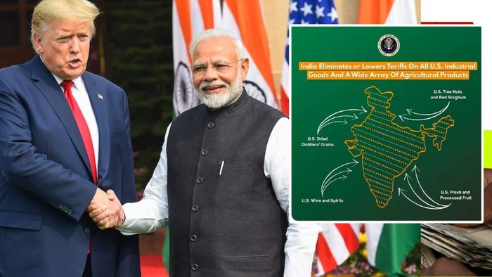 সমগ্র জম্মু ও কাশ্মীর, পাক-অধিকৃত কাশ্মীর (পিওকে) এবং আকসাই চীনকে ভারতের অংশ হিসেবে দেখানো হয়েছে।