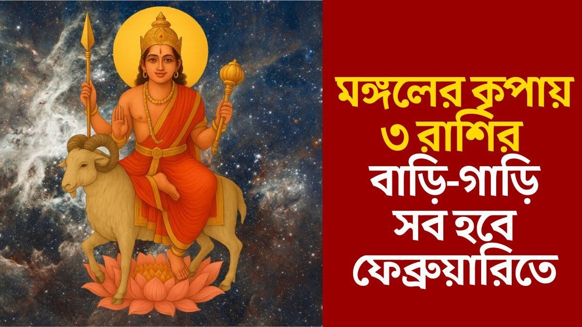 মাসের শেষে লাল গ্রহ খেলা দেখাবে, ফেব্রুয়ারি থেকে ৩ রাশির মঙ্গলময় জীবন 