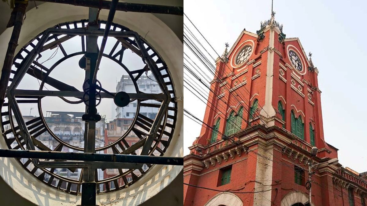 নিউ মার্কেটের ঐতিহাসিক ঘড়ি বেজে উঠল, ১০ বছর ধরে বন্ধ ছিল টাওয়ার ক্লক