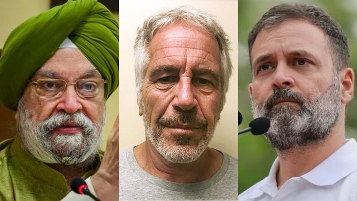 হরদীপ সিং পুরী, এপস্টিন, রাহুল গান্ধী