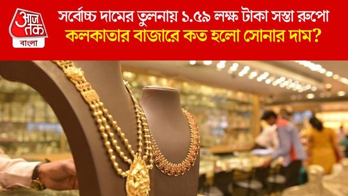 কলকাতার বাজারে কত হলো সোনার দাম?