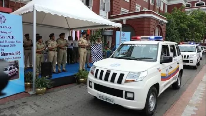 কলকাতা পুলিশের পিসিআর ভ্যান।-ফাইল ছবি