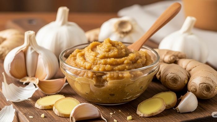 আদা রসুন বাটা