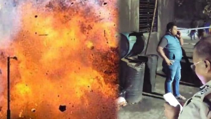 ভাঙড়ে রাসায়নিক ভর্তি ড্রামে আচমকা বিস্ফোরণ