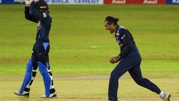 India's Rahul Chahar 