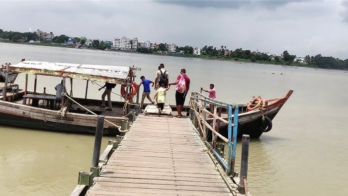 শ্রীরামপুর লঞ্চ ঘাট।-ফাইল ছবি