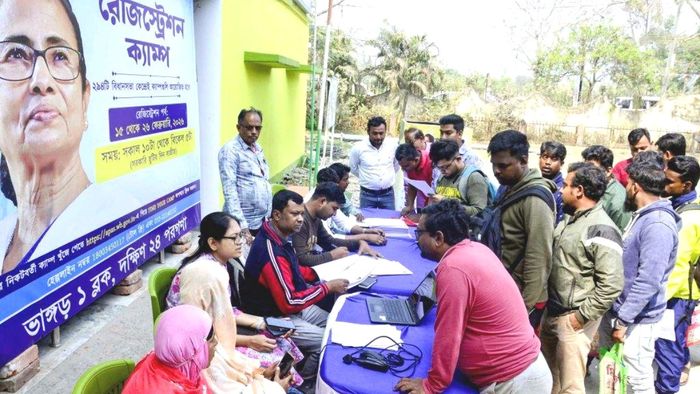 যুবসাথীর ক্যাম্প।-ফাইল ছবি