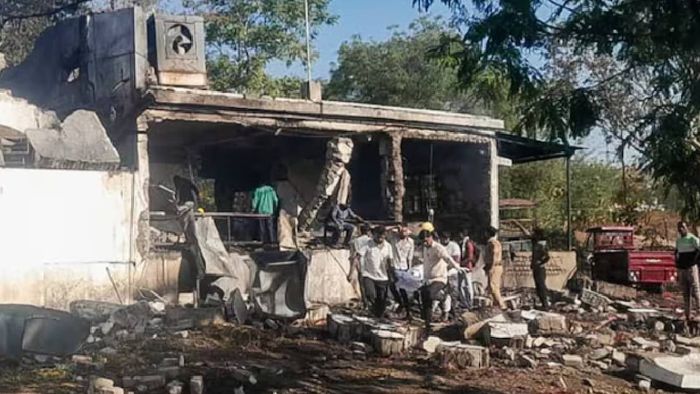 নাগপুরের বারুদ কারখানায় বিস্ফোরণ