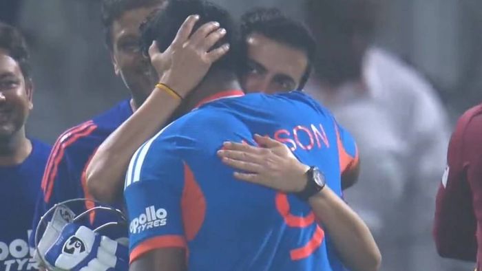 সঞ্জু স্যামসন ও গৌতম গম্ভীর