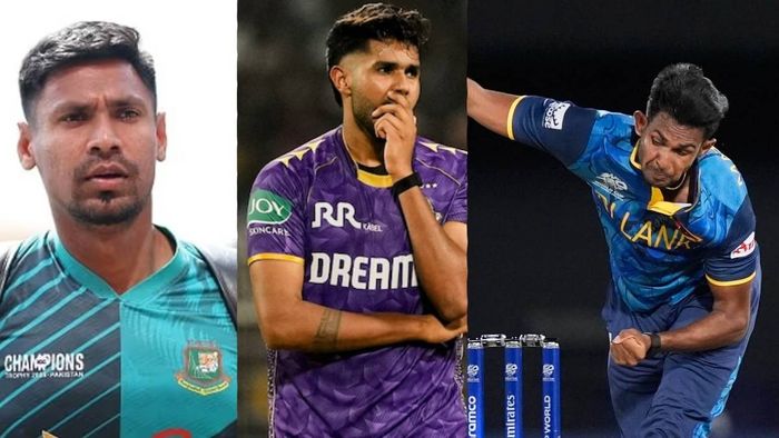 মুস্তাফিজুর রহমান, হর্ষিত রানা ও মাথিশা পাথিরানা