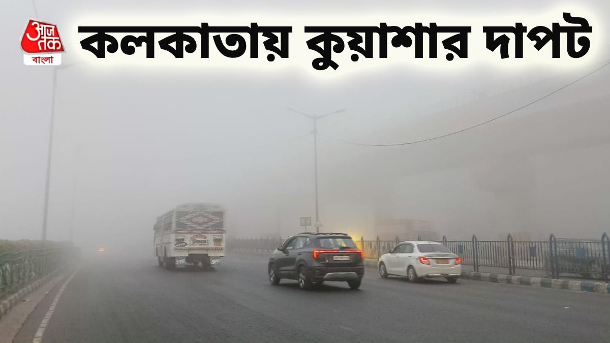  সাতসকালে কলকাতার একাংশে কুয়াশার দাপট (নিজস্ব চিত্র)