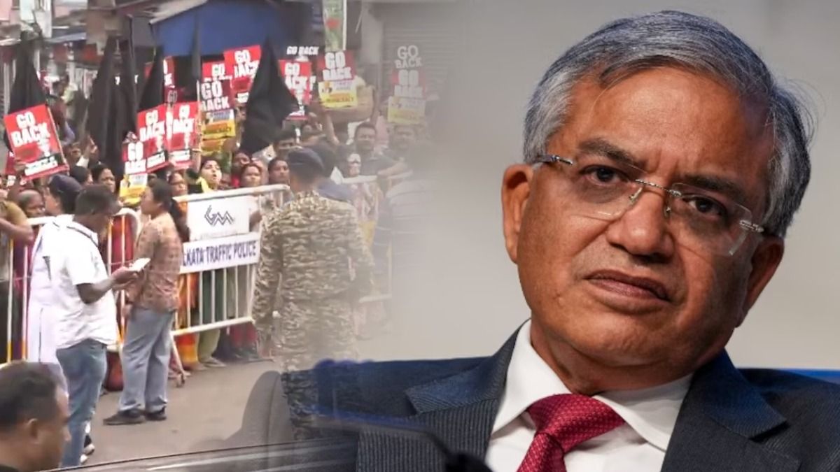 দক্ষিণেশ্বরেও জ্ঞানেশ কুমারকে কালো পতাকা, 'গো ব্যাক' স্লোগান, কালীঘাটের মতোই