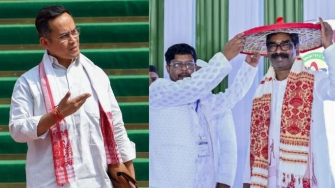 গৌরব গগৈ ও হেমন্ত সোরেন