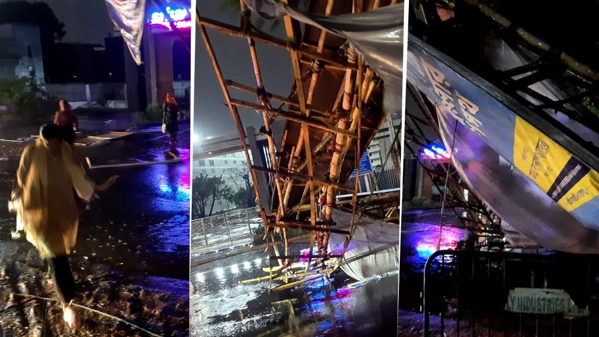 রাতের ঝড়-বৃষ্টিতে কাঁপল কলকাতা, ভাঙল হোর্ডিং; দফায় দফায় বর্ষণ উত্তর ও দক্ষিণবঙ্গেও