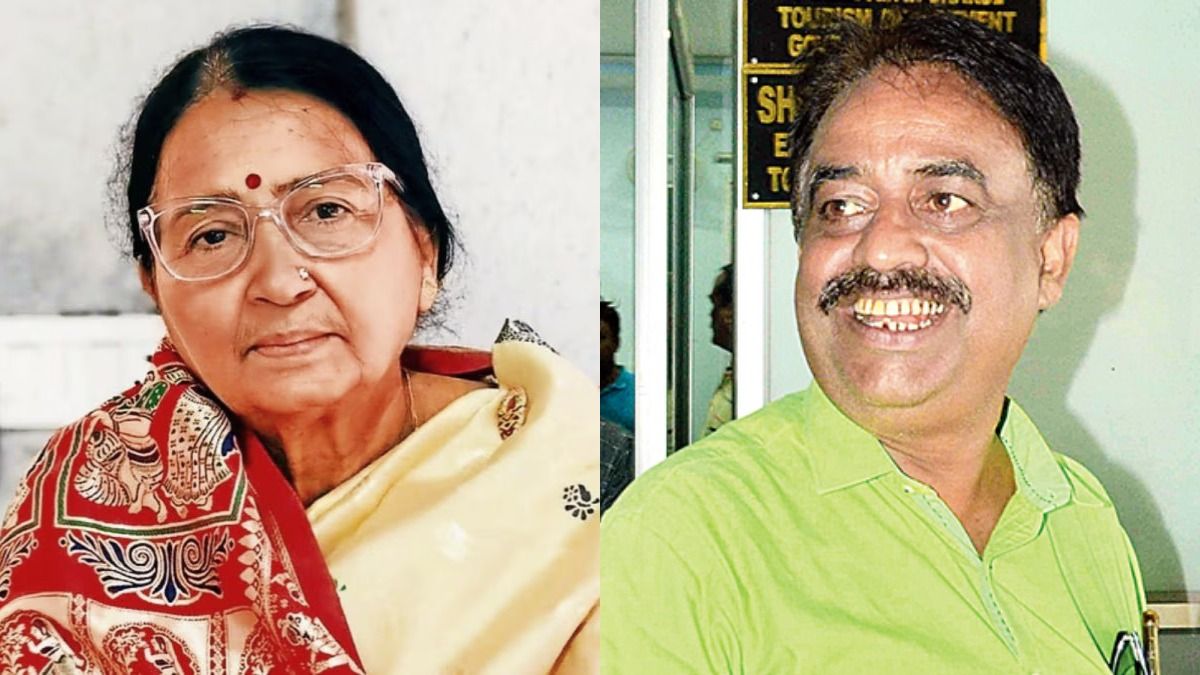 শিখা চট্টোপাধ্য়ায় ও রঞ্জন শীলশর্মা।-ফাইল ছবি