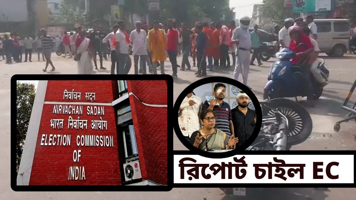 মোদীর ব্রিগেডের দিনই শশীর বাড়িতে হামলার অভিযোগ, বিস্তারিত রিপোর্ট চাইল EC