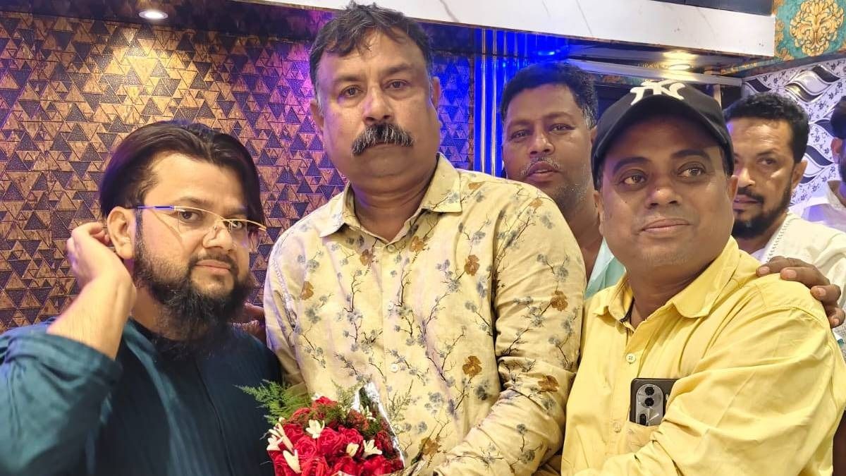 তৃণমূল কর্মীদের সঙ্গে কাসেম