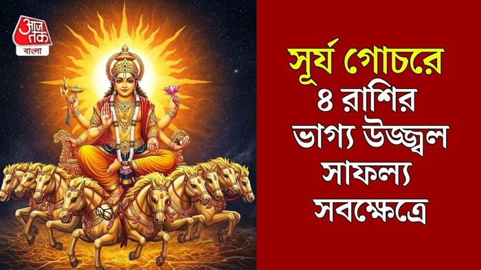সূর্য গোচরে লক্ষ্মীলাভ ৪ রাশির