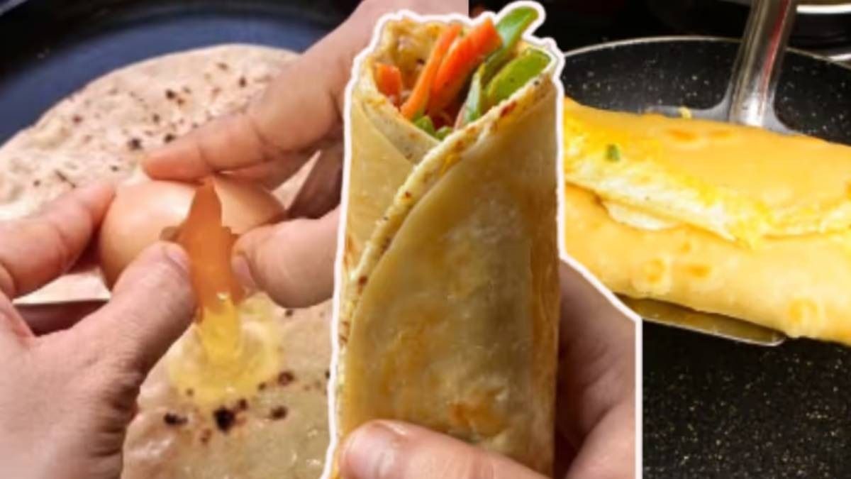 বাসি রুটি দিয়ে এগ রোল