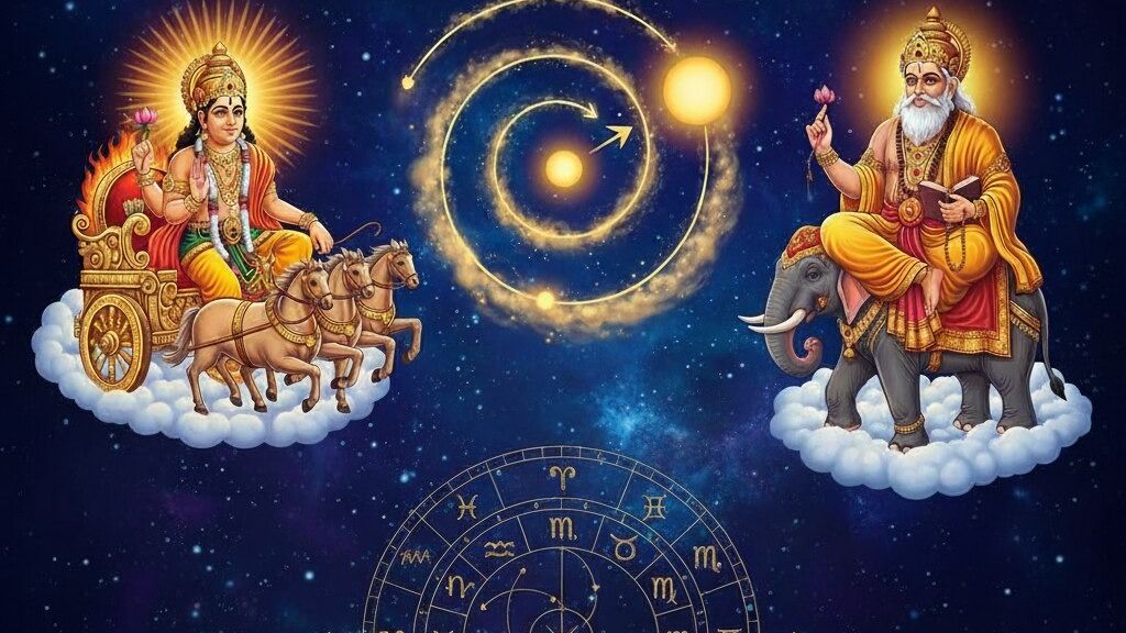 সূর্য-গুরু (AI ছবি)