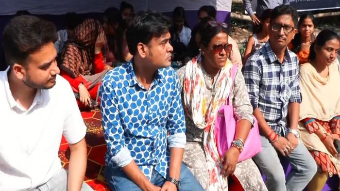 তৃণমূলের অবস্থান বিক্ষোভ