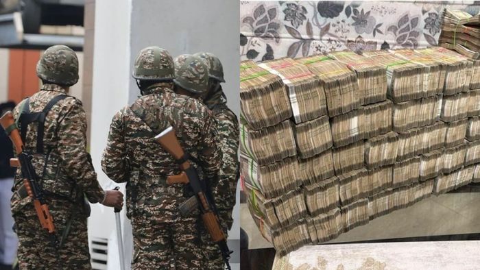 উদ্ধার হওয়া টাকা।