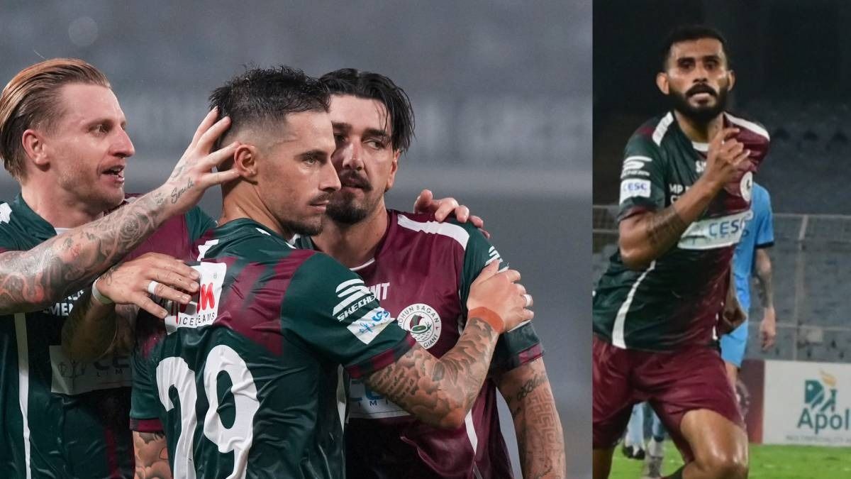 মোহনবাগানের স্ট্রাইকার ত্রয়ী ও শুভাশিস বসু 