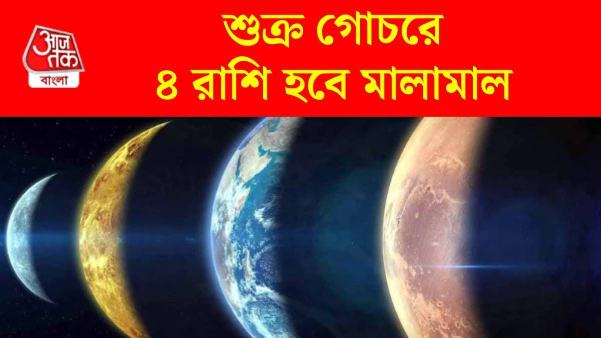 মে মাসেই ৪ রাশির টাকার সমস্যা শেষ, শুক্র গোচরে সম্পর্কে ফিরবে হারানো ভালোবাসা