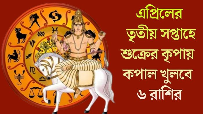 এপ্রিলের তৃতীয় সপ্তাহে শুক্রের কৃপায় কপাল খুলবে ৬ রাশির